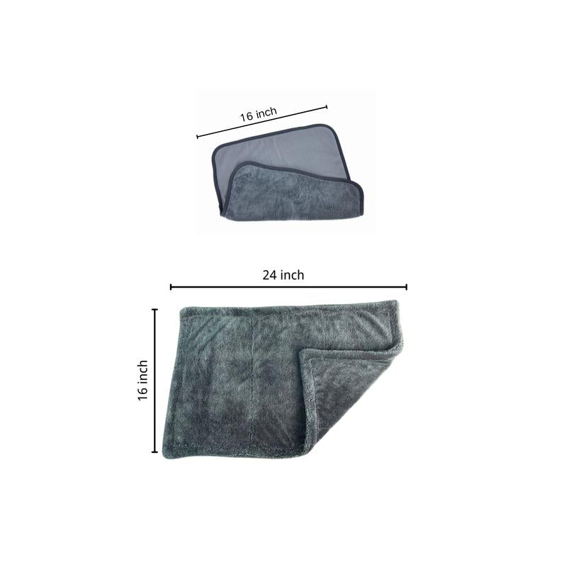 Daluco-Super Absorbent Car Towel, Twist Ring Super Absorbent Car Drying Towel, Car Drying Towel, 1300GSM Microfiber Towel