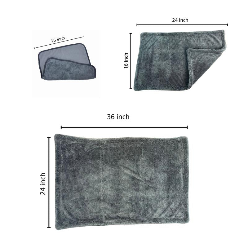 Daluco-Super Absorbent Car Towel, Twist Ring Super Absorbent Car Drying Towel, Car Drying Towel, 1300GSM Microfiber Towel