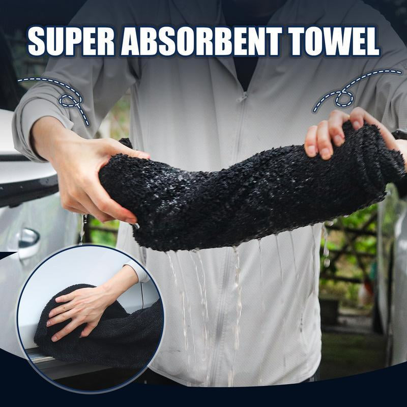 Daluco-Super Absorbent Car Towel, Twist Ring Super Absorbent Car Drying Towel, Car Drying Towel, 1300GSM Microfiber Towel
