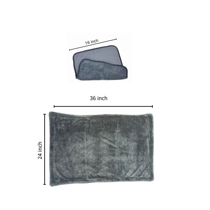 Daluco-Super Absorbent Car Towel, Twist Ring Super Absorbent Car Drying Towel, Car Drying Towel, 1300GSM Microfiber Towel
