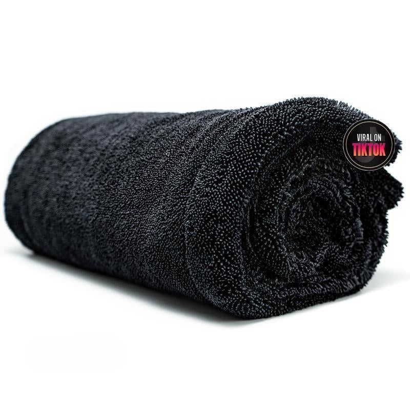 Professional Detailing Towel for Drying Car,Twisted-Loop Microfiber Towel from No Streak or Scratches,Ultra Absorbent, 1200GSM Double Side Microfiber Car Towel